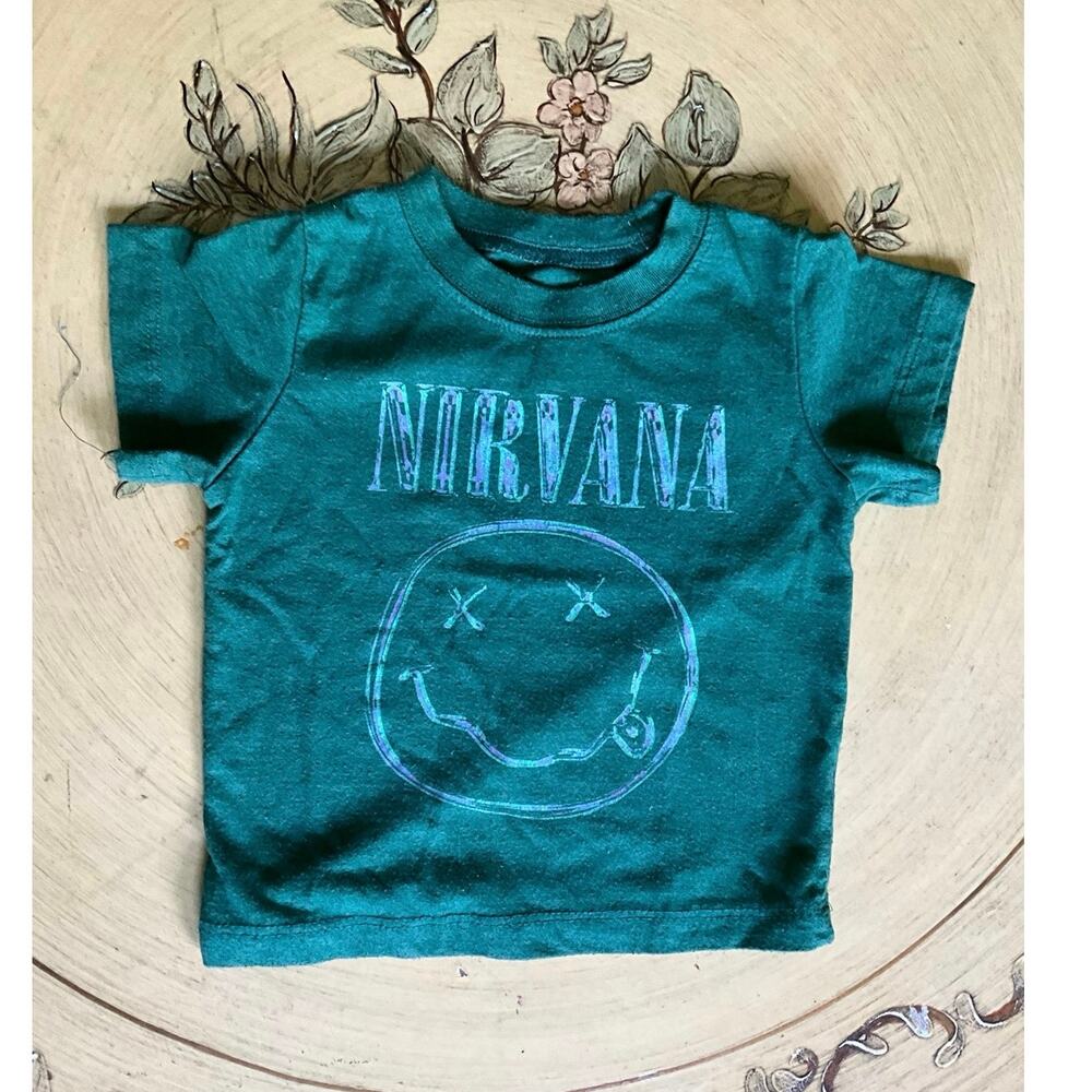 Forest green Nirvana t-shirt